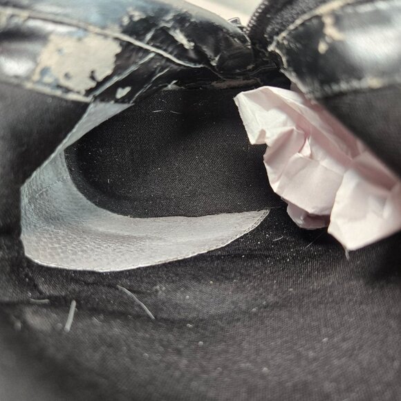 Ralph Lauren Equestrian Boots 5.5 Black Knee High Tall Western Riding Low Heel - Picture 9 of 14